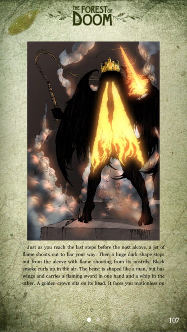 Fighting Fantasy: The Forest of Doom - Screenshot