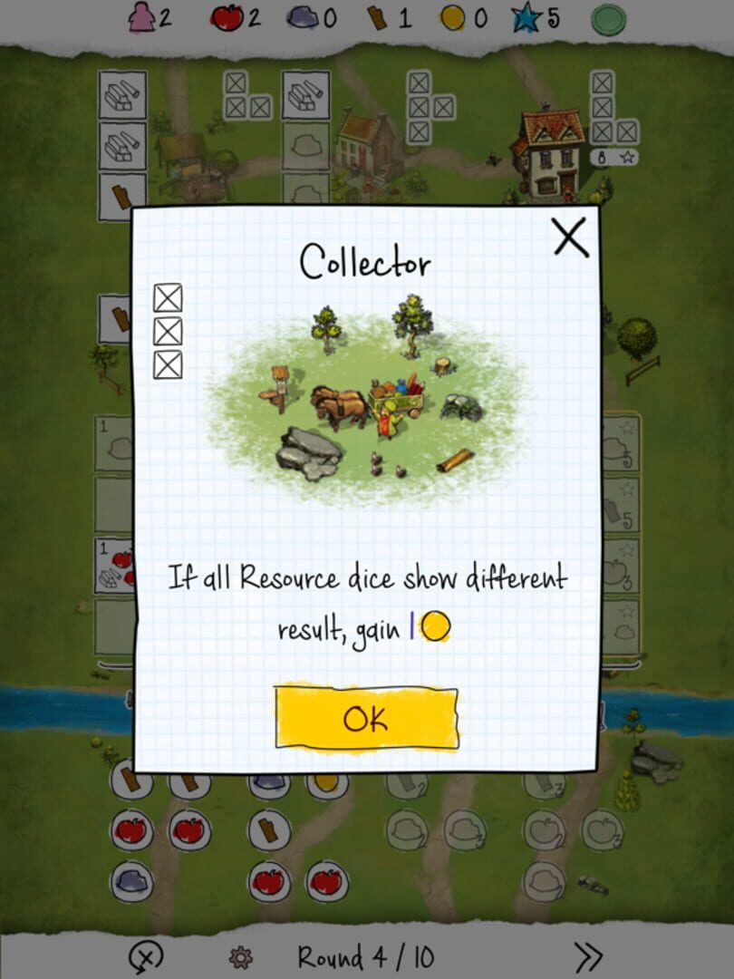 Imperial Settlers Roll & Write - Screenshot