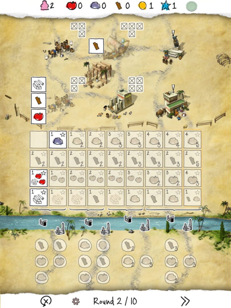 Imperial Settlers Roll & Write - Screenshot