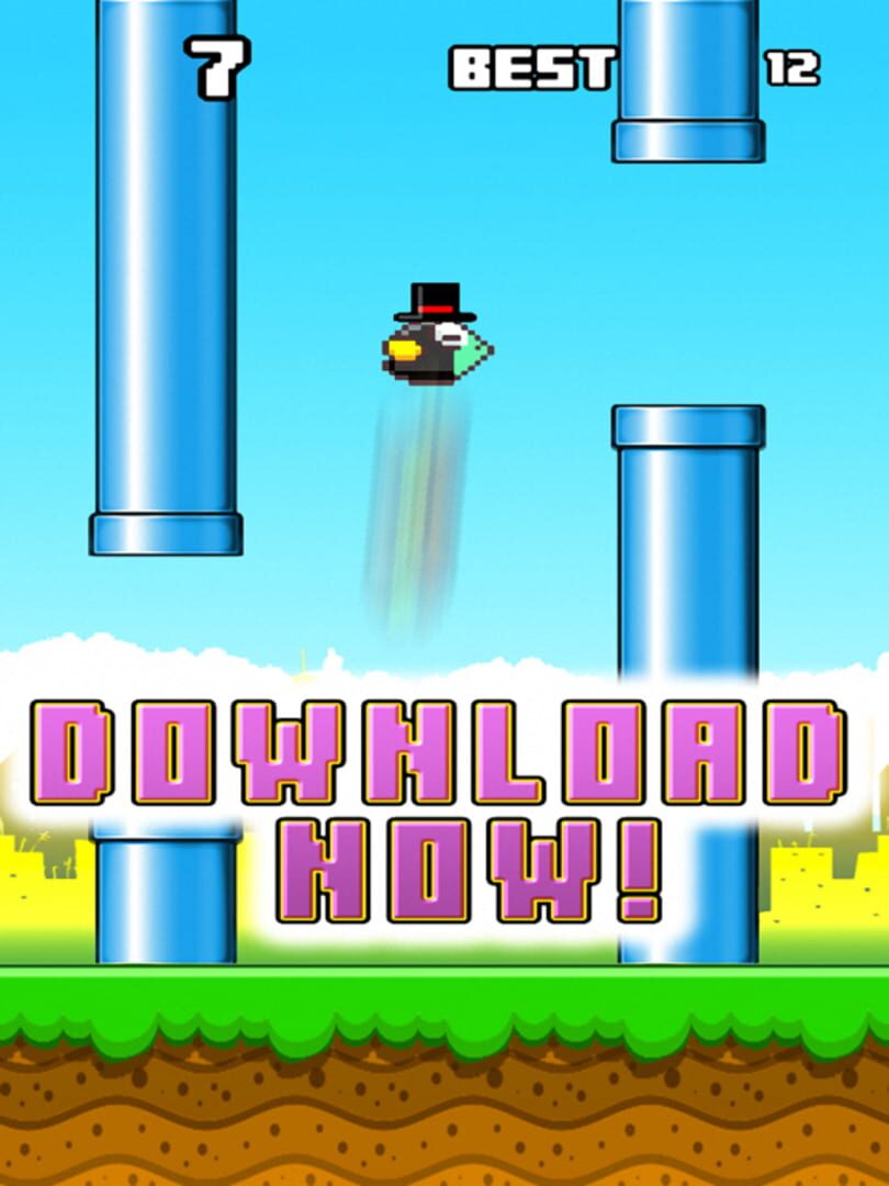 Jumpy Red Bird: Tube Hopper - Screenshot