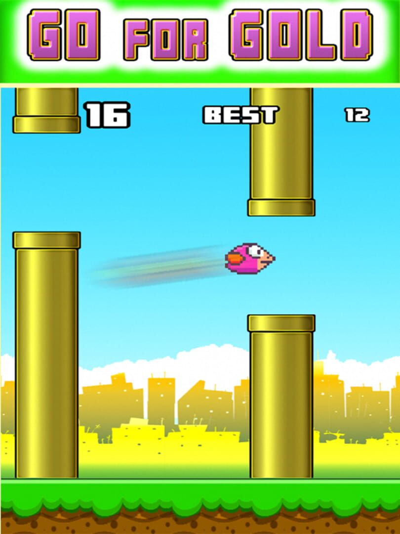 Jumpy Red Bird: Tube Hopper - Screenshot