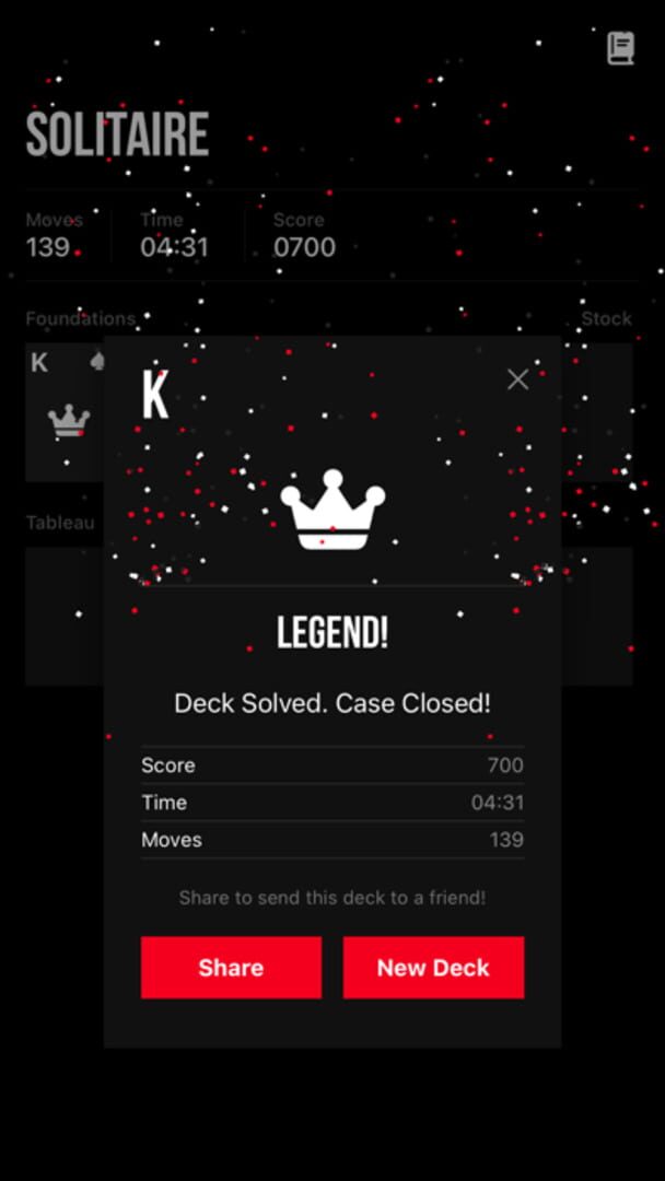 Solitaire & Share - Screenshot