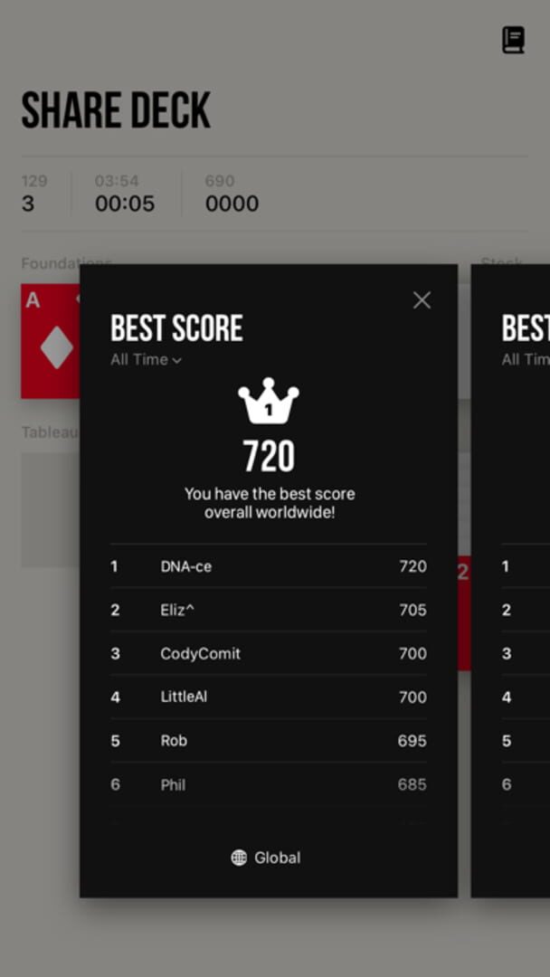 Solitaire & Share - Screenshot