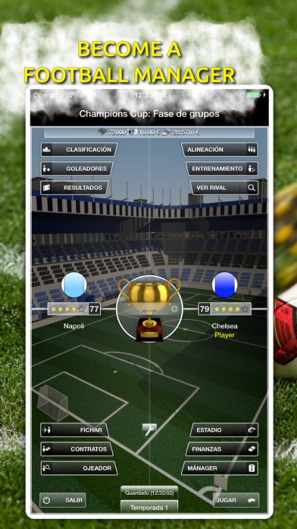 IClub Manager 2 - Screenshot