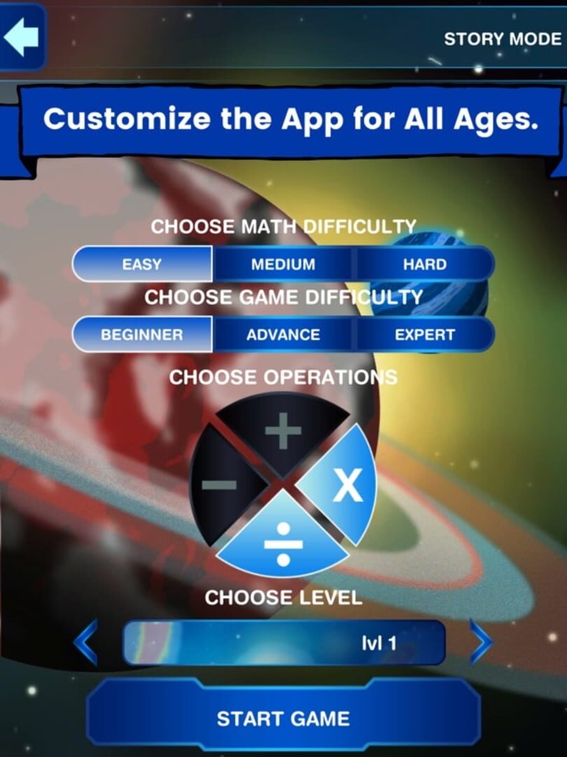 Math Evolve: A Fun Math Game - Screenshot