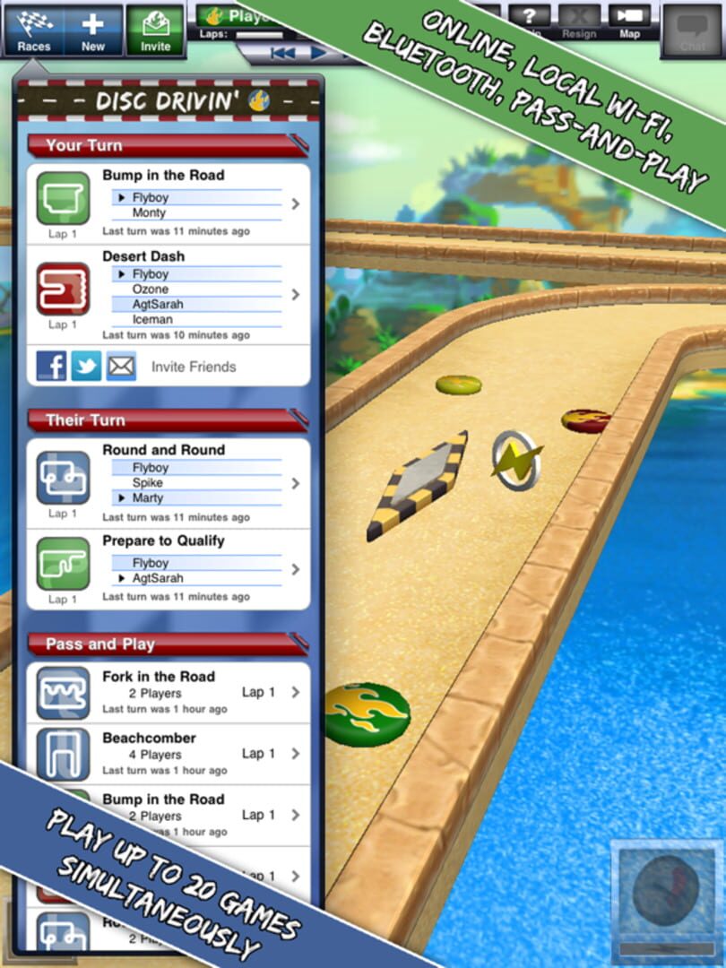 Disc Drivin' HD - Screenshot