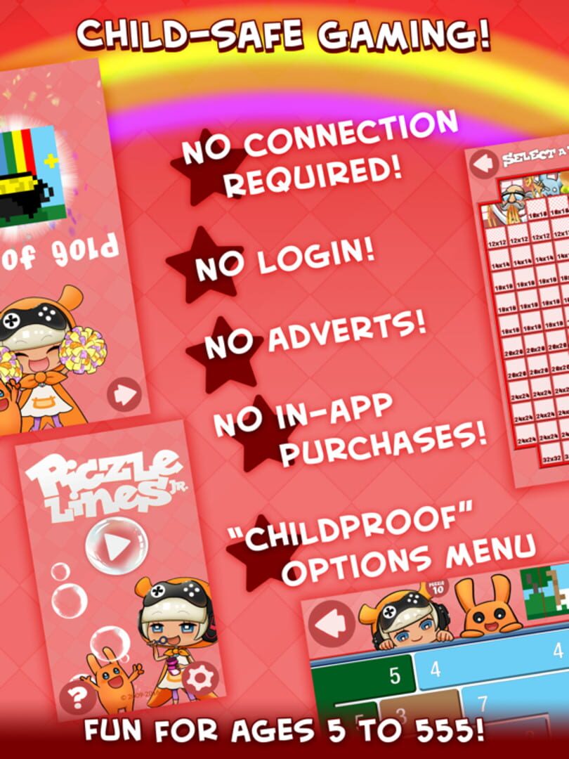 Piczle Lines Jr. Red - Screenshot