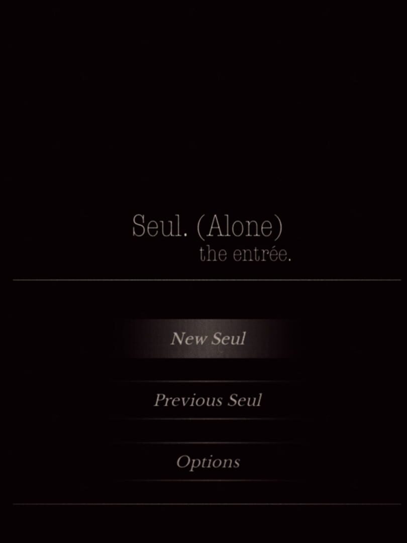 Seul Alone: The Entrée - Cyoa - Screenshot