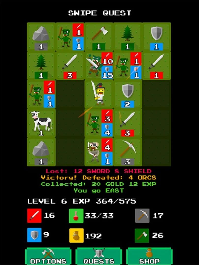 Swipe Quest - Screenshot