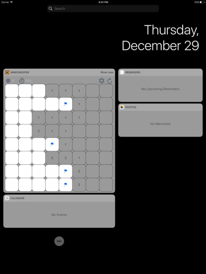 Minesweeper: Widget Edition - Screenshot
