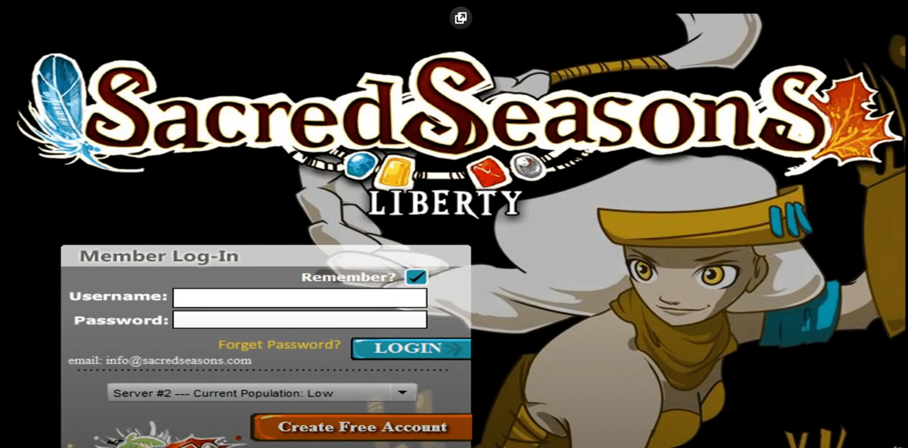 Sacred Seasons screenshot