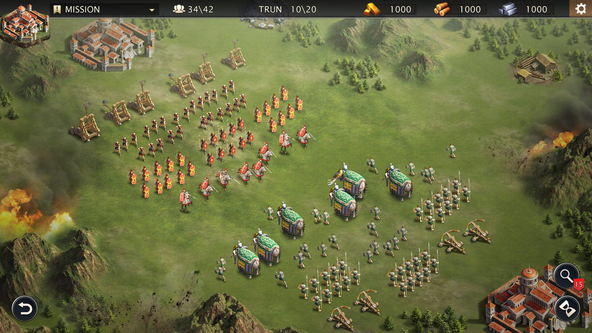 Rome Empire War: Strategy Games - Screenshot