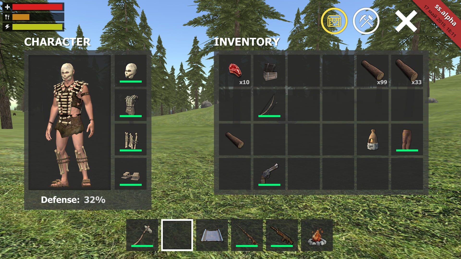 Survival Simulator - Screenshot