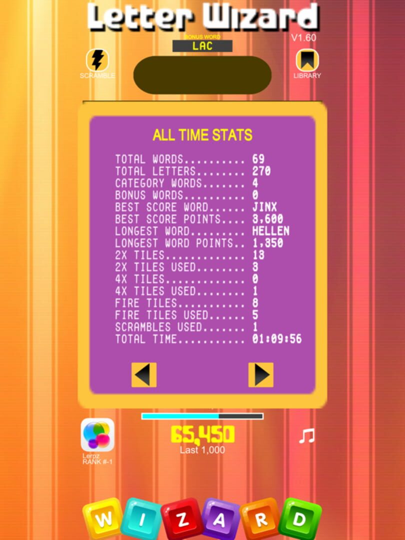 Letter Wizard - Screenshot