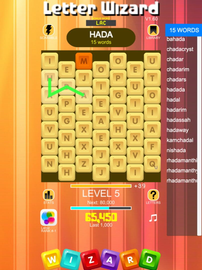 Letter Wizard - Screenshot