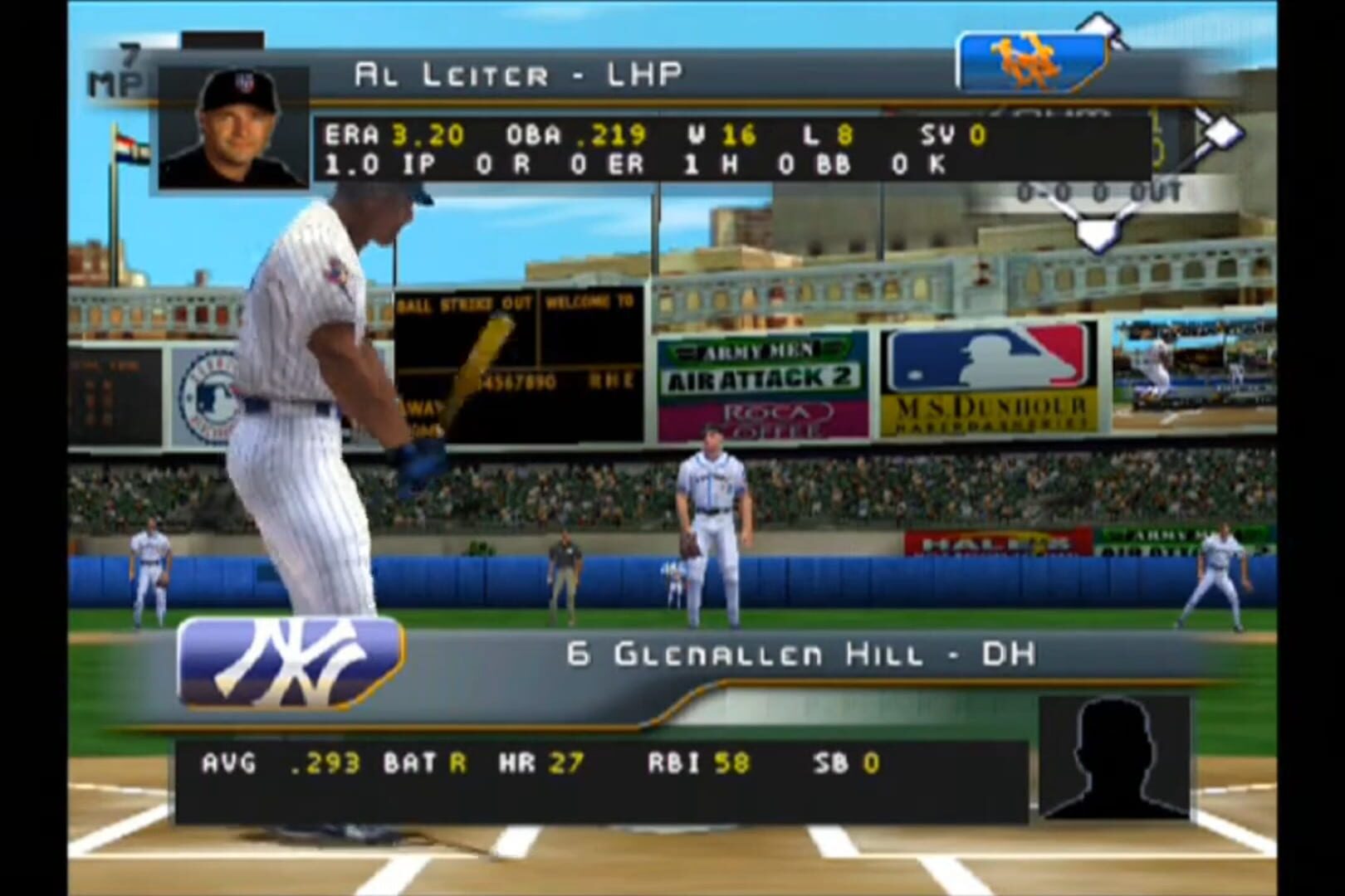 Captura de pantalla - High Heat Major League Baseball 2002