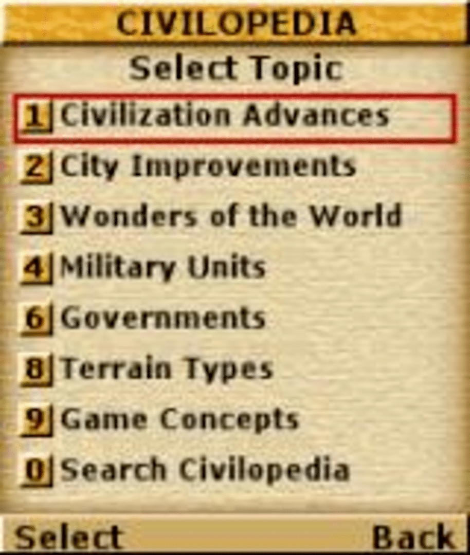 Civilization screenshot