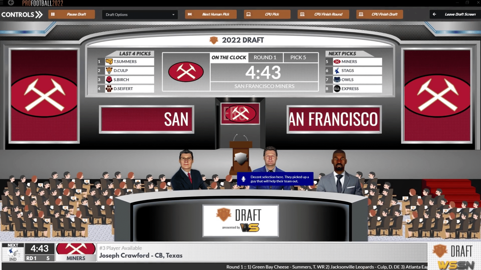 Draft Day Sports: Pro Football 2022 screenshot