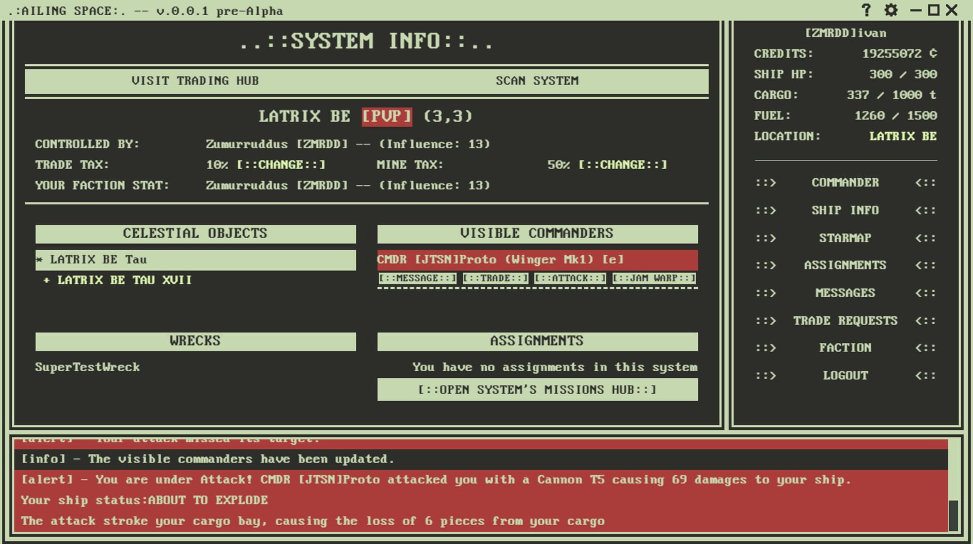 Ailing Space - Screenshot