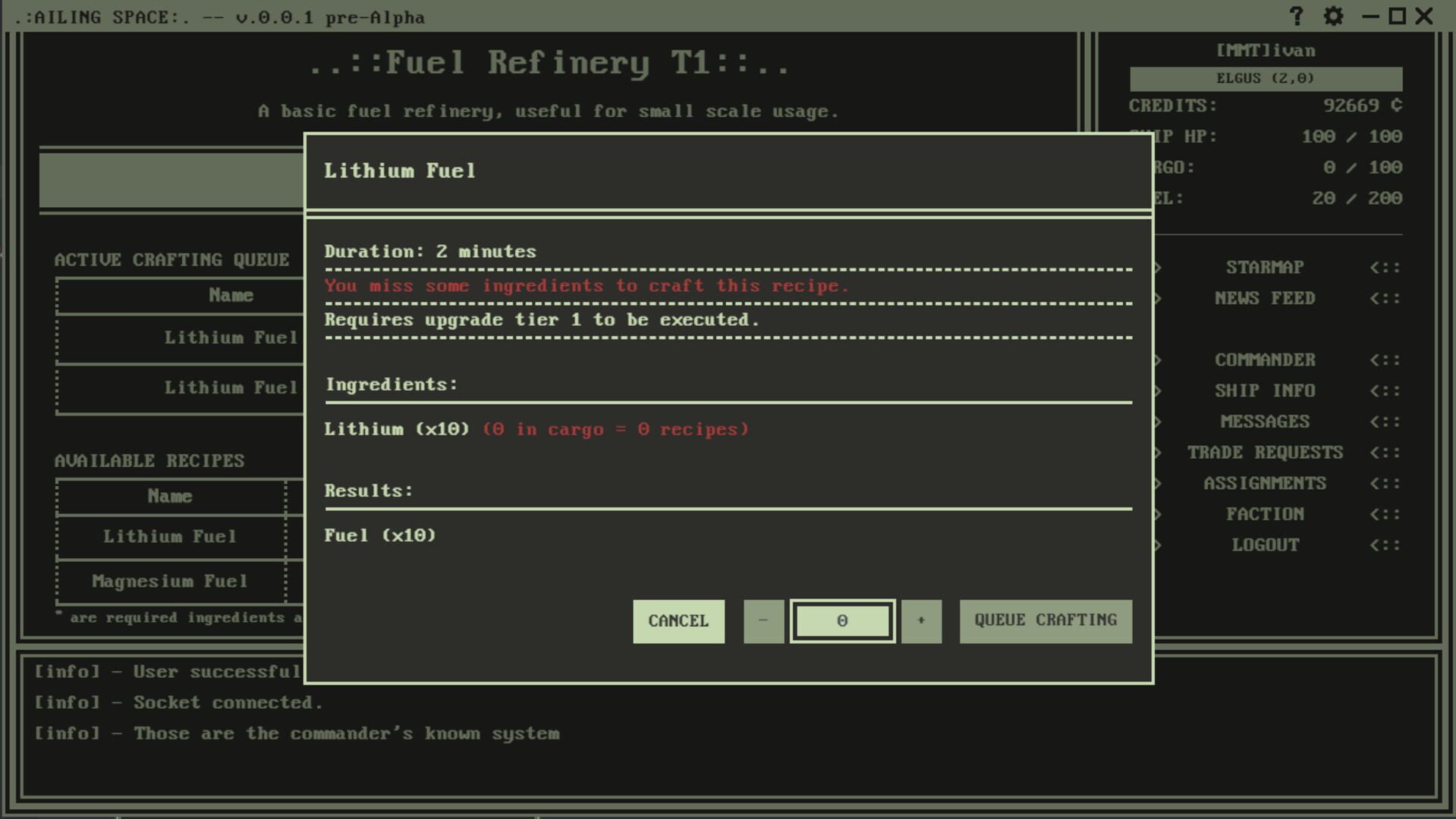 Ailing Space - Screenshot
