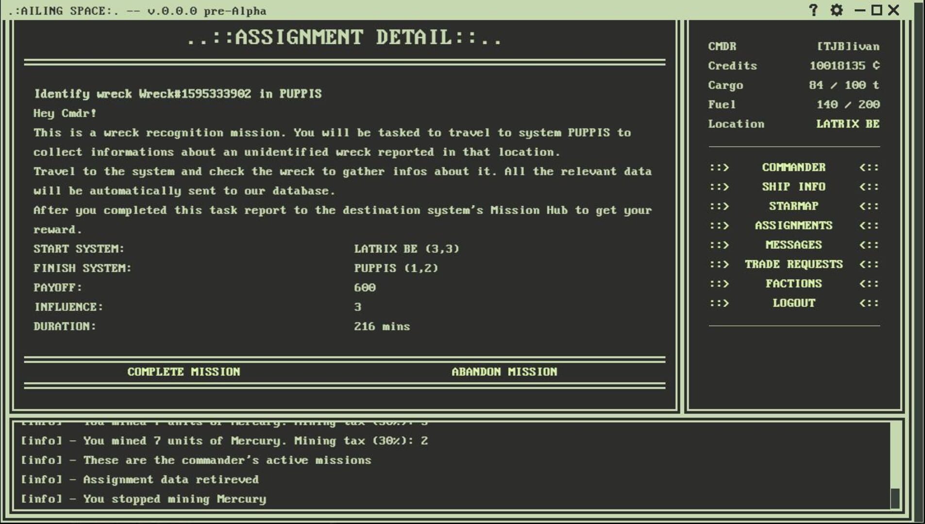 Ailing Space - Screenshot