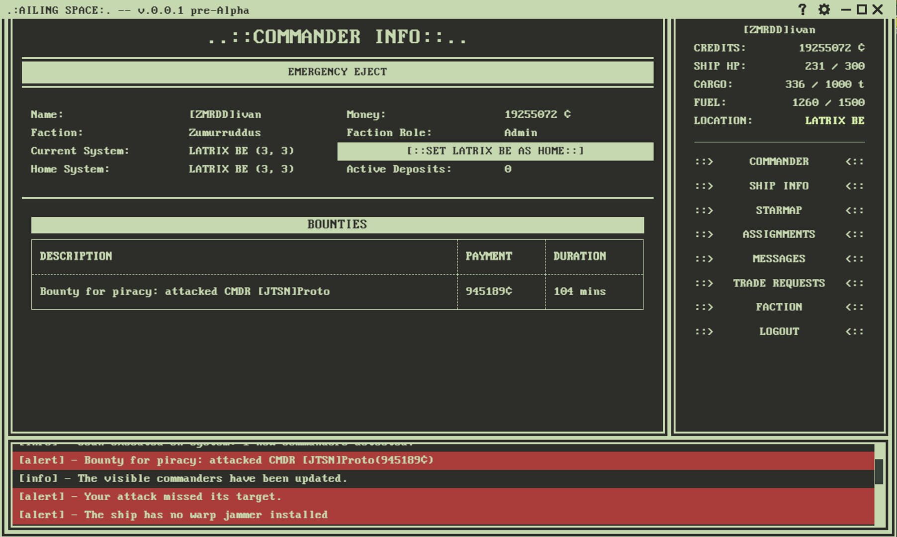 Ailing Space - Screenshot