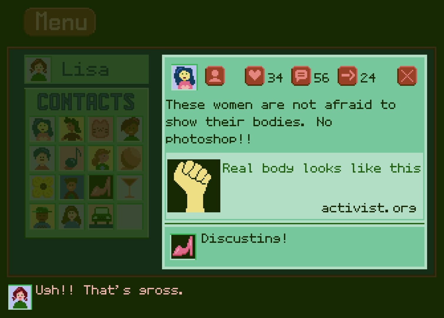 Feed of Comfort - Screenshot