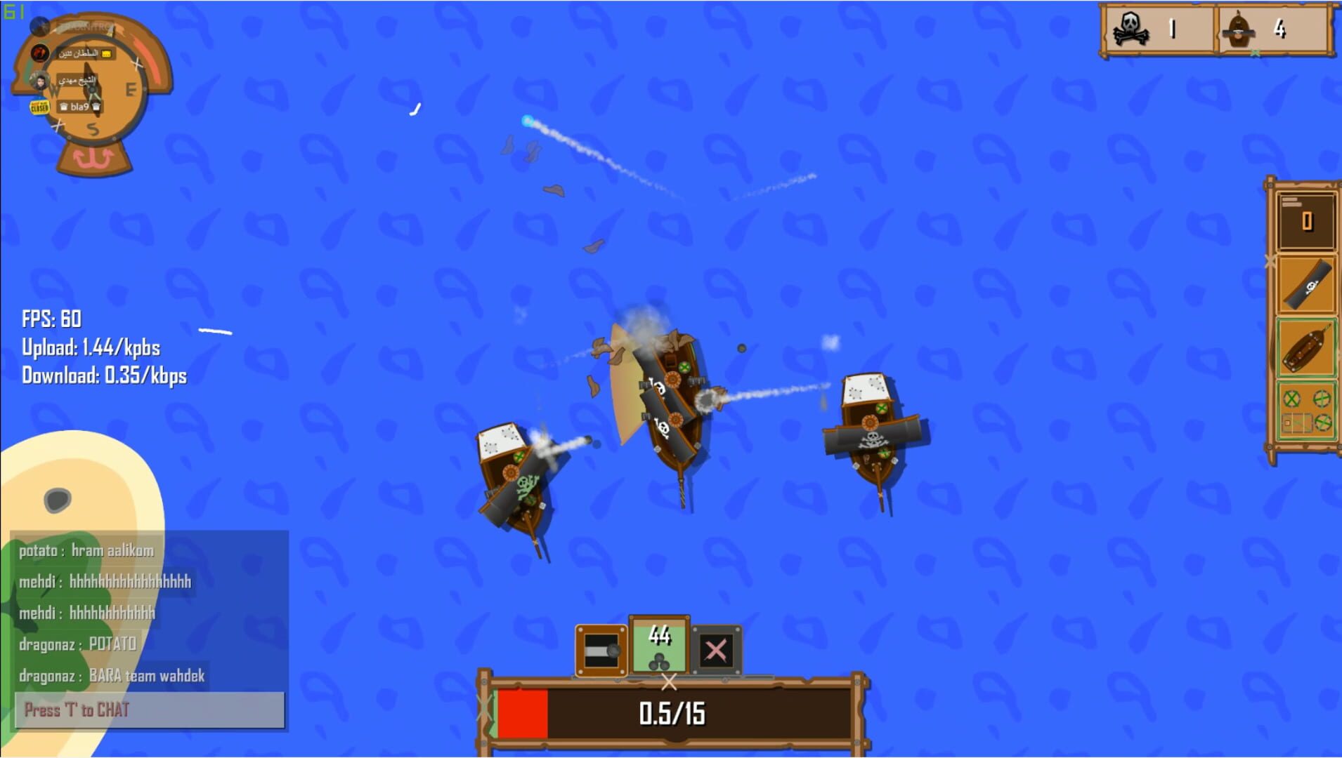 PiratesBattle - Screenshot