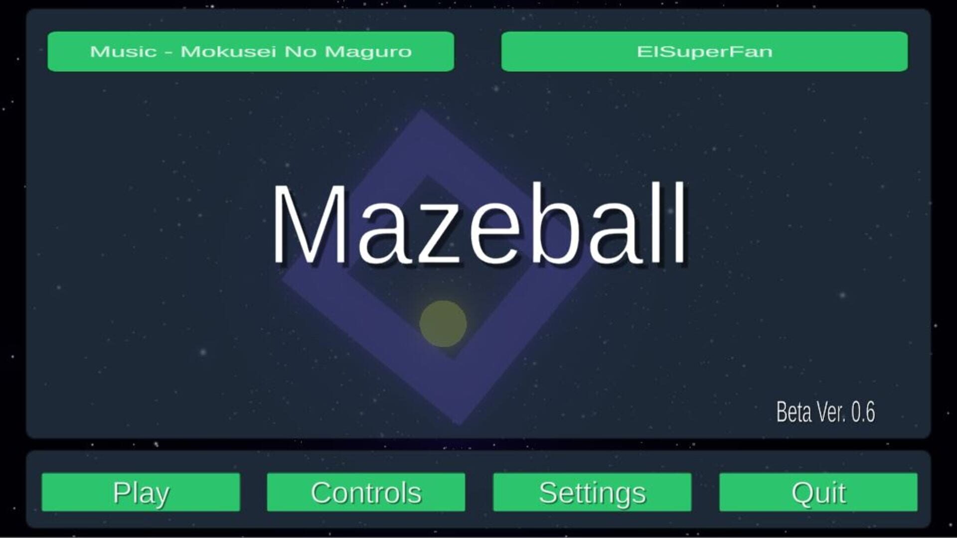 Maze Ball Neon - Screenshot