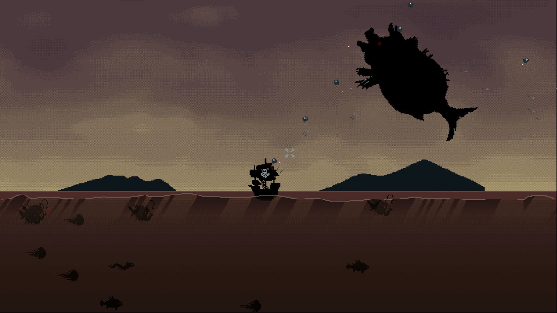 Sea Monster Attacks Hunter - Screenshot