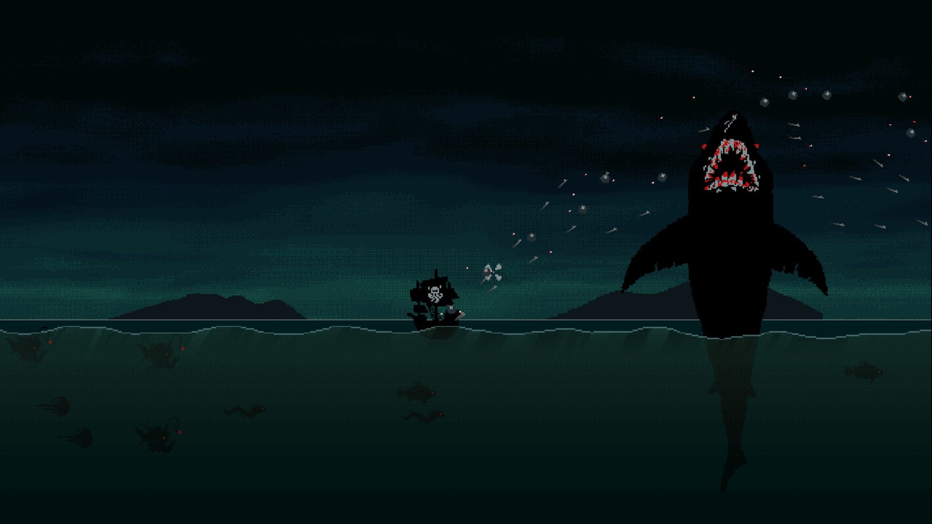 Sea Monster Attacks Hunter - Screenshot