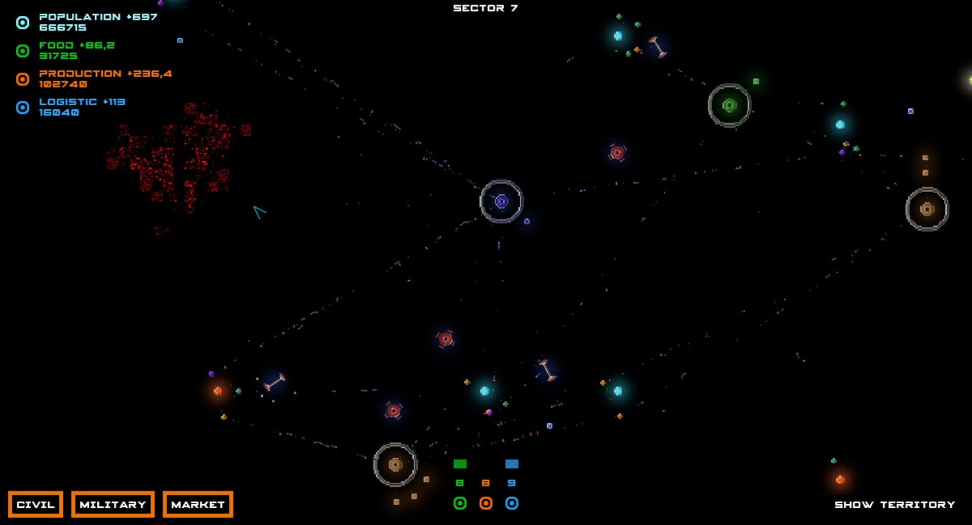 Neon Flux - Screenshot