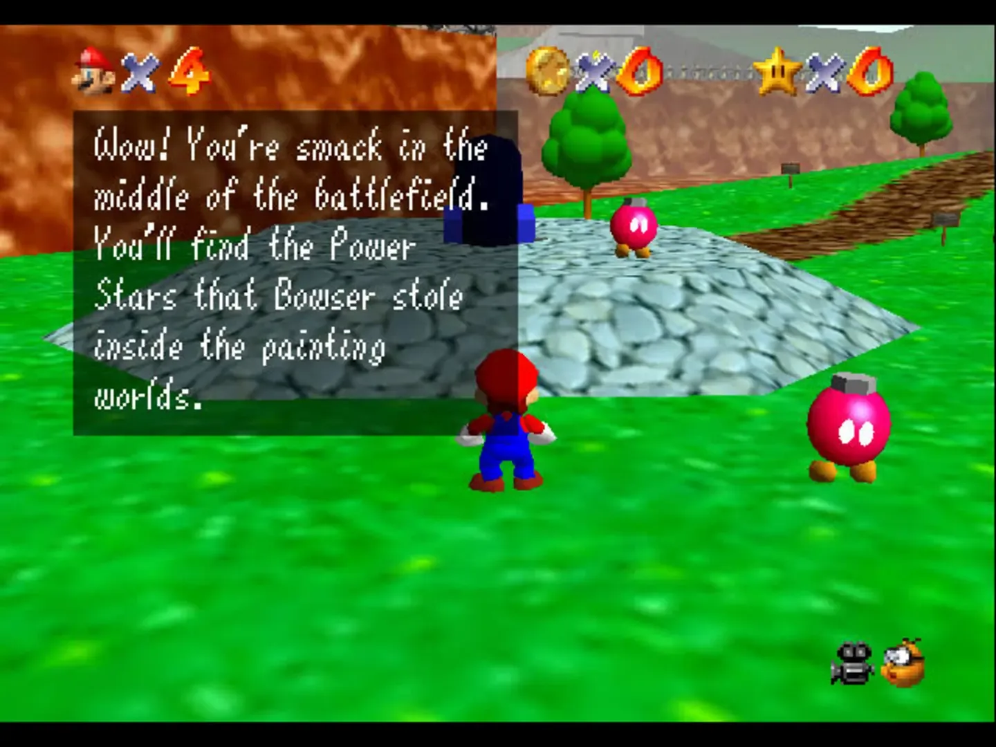 Captura de pantalla - Super Mario 64