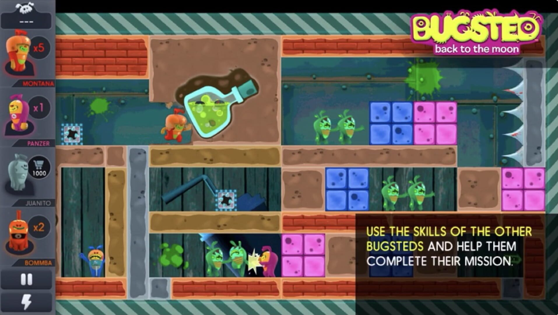 Bugsted: Back to the Moon - Screenshot