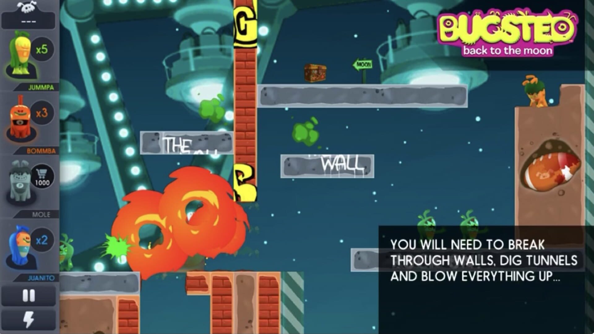 Bugsted: Back to the Moon - Screenshot