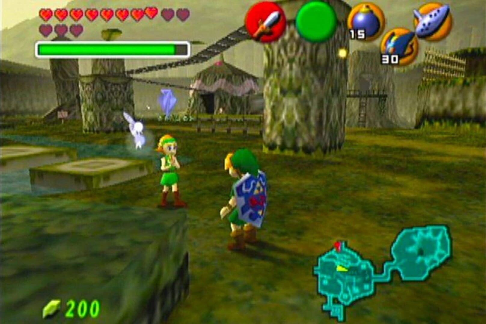Captura de pantalla - The Legend of Zelda: Ocarina of Time + The Legend of Zelda: Ocarina of Time - Master Quest: Two-game Bonus Disc!