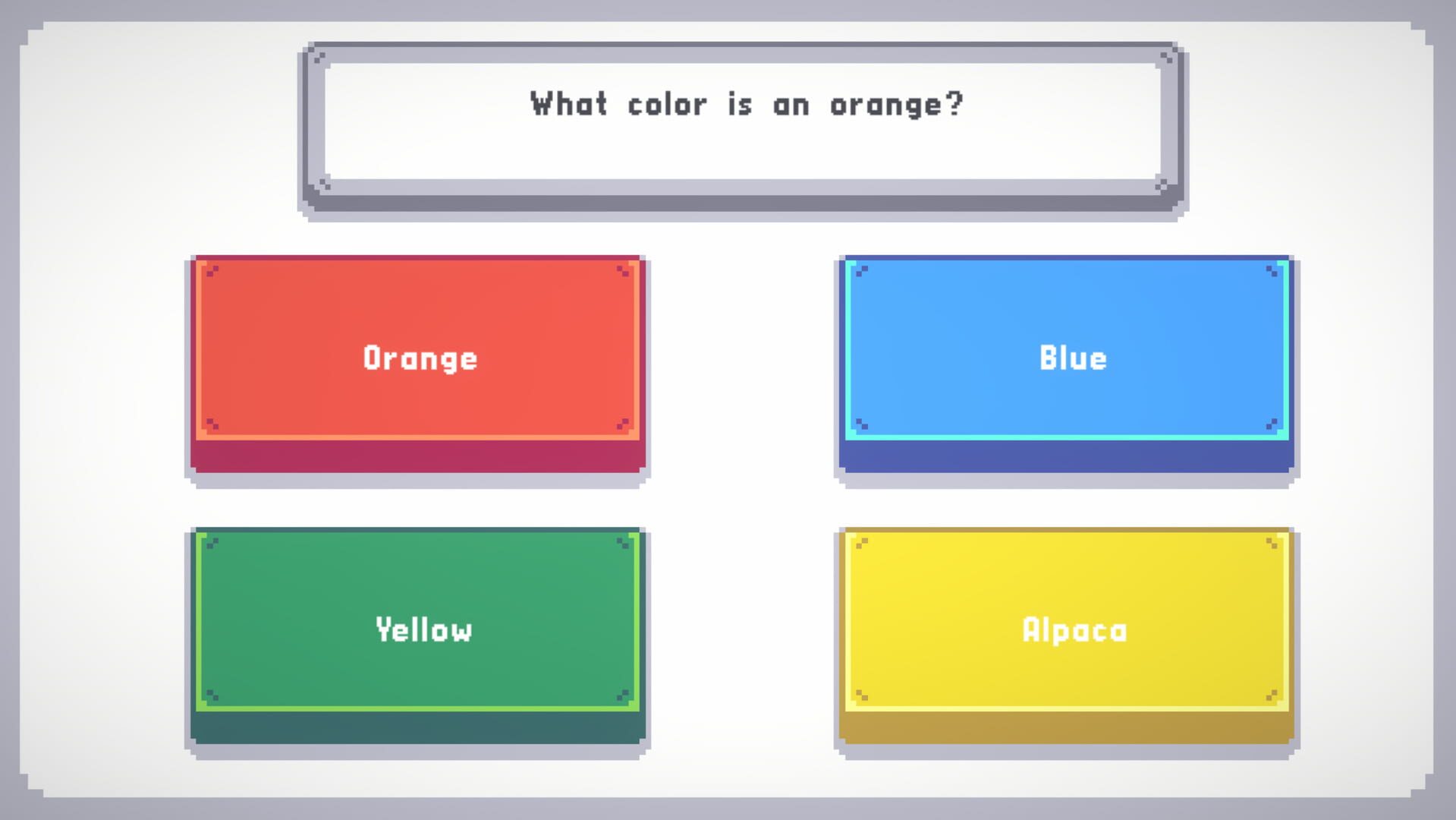 A Simple Survey - Screenshot