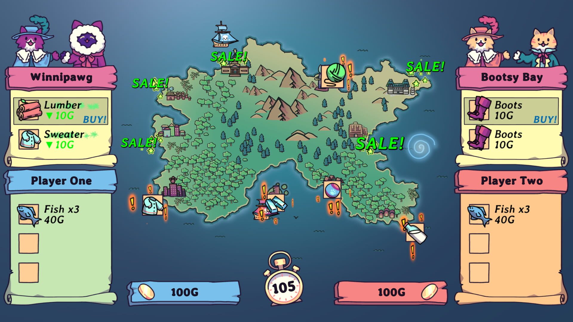 Cycle of Pawmerce - Screenshot
