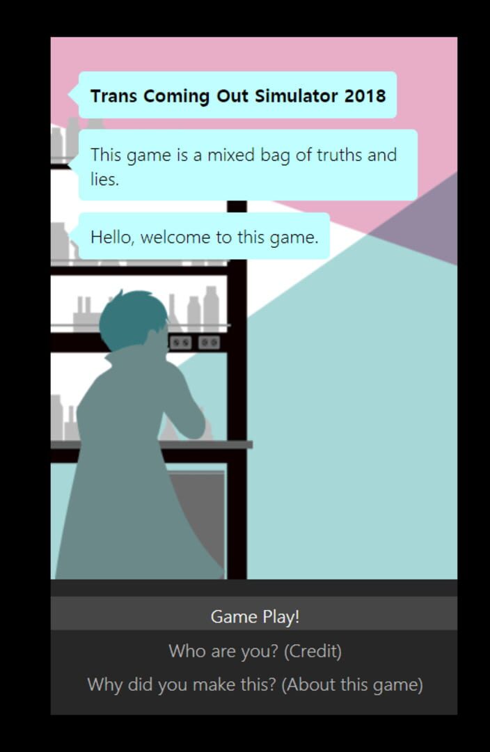 Trans Coming Out Simulator 2018 - Screenshot