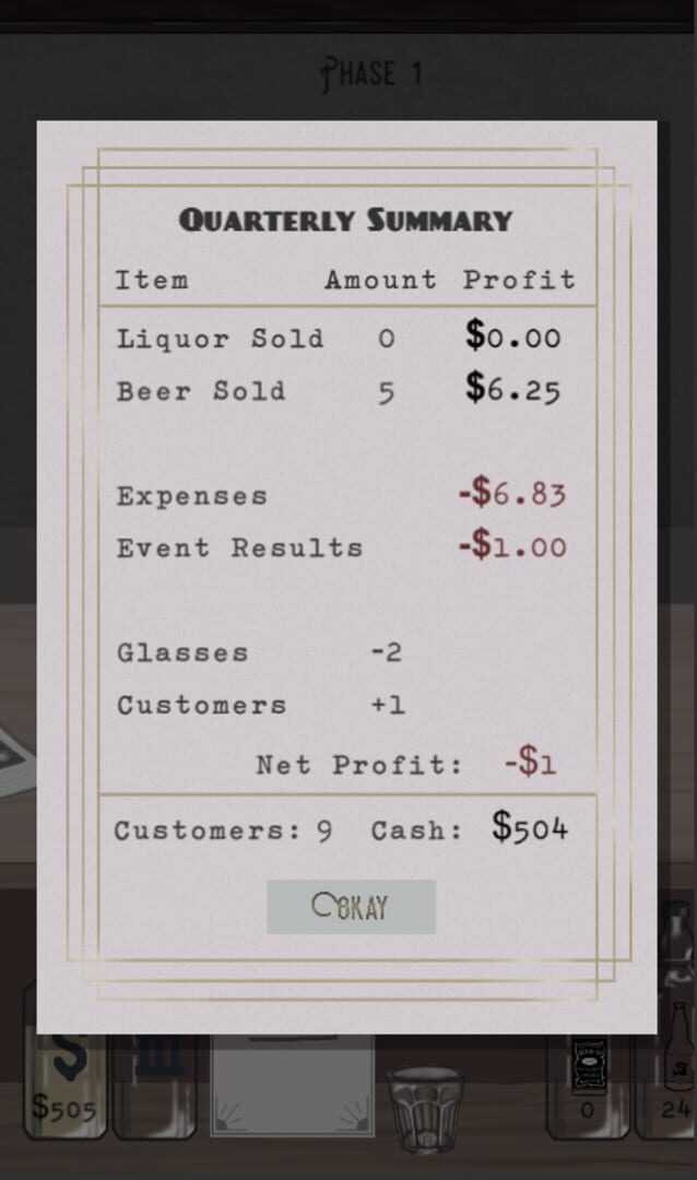 Bottoms Up - Screenshot