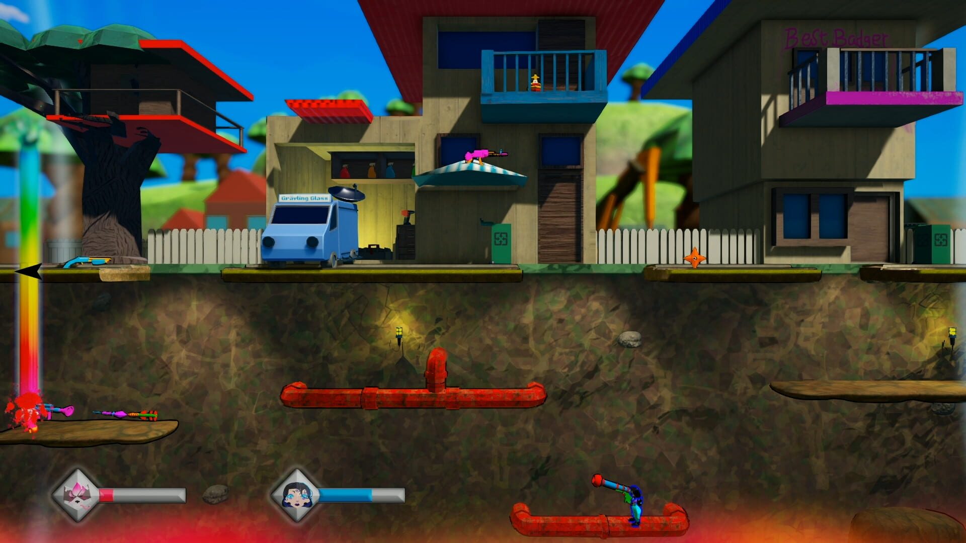 Badger Brawl - Screenshot
