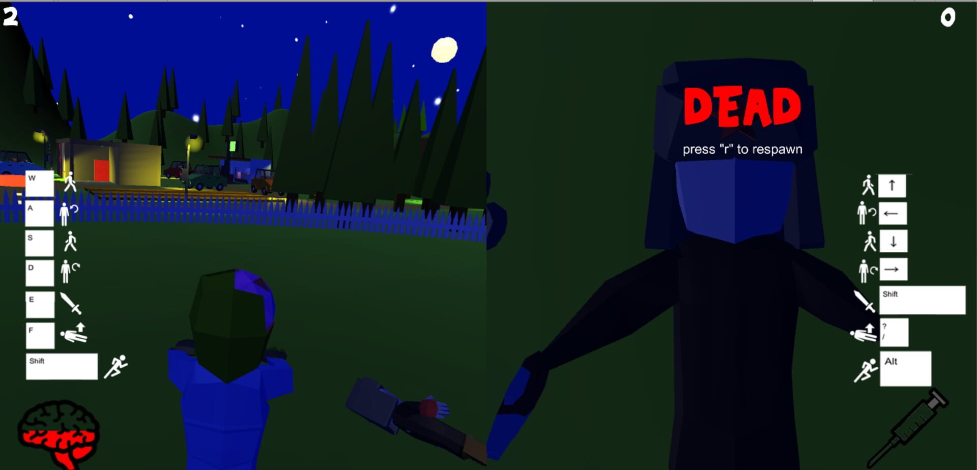 Zombie vs. Human - Screenshot