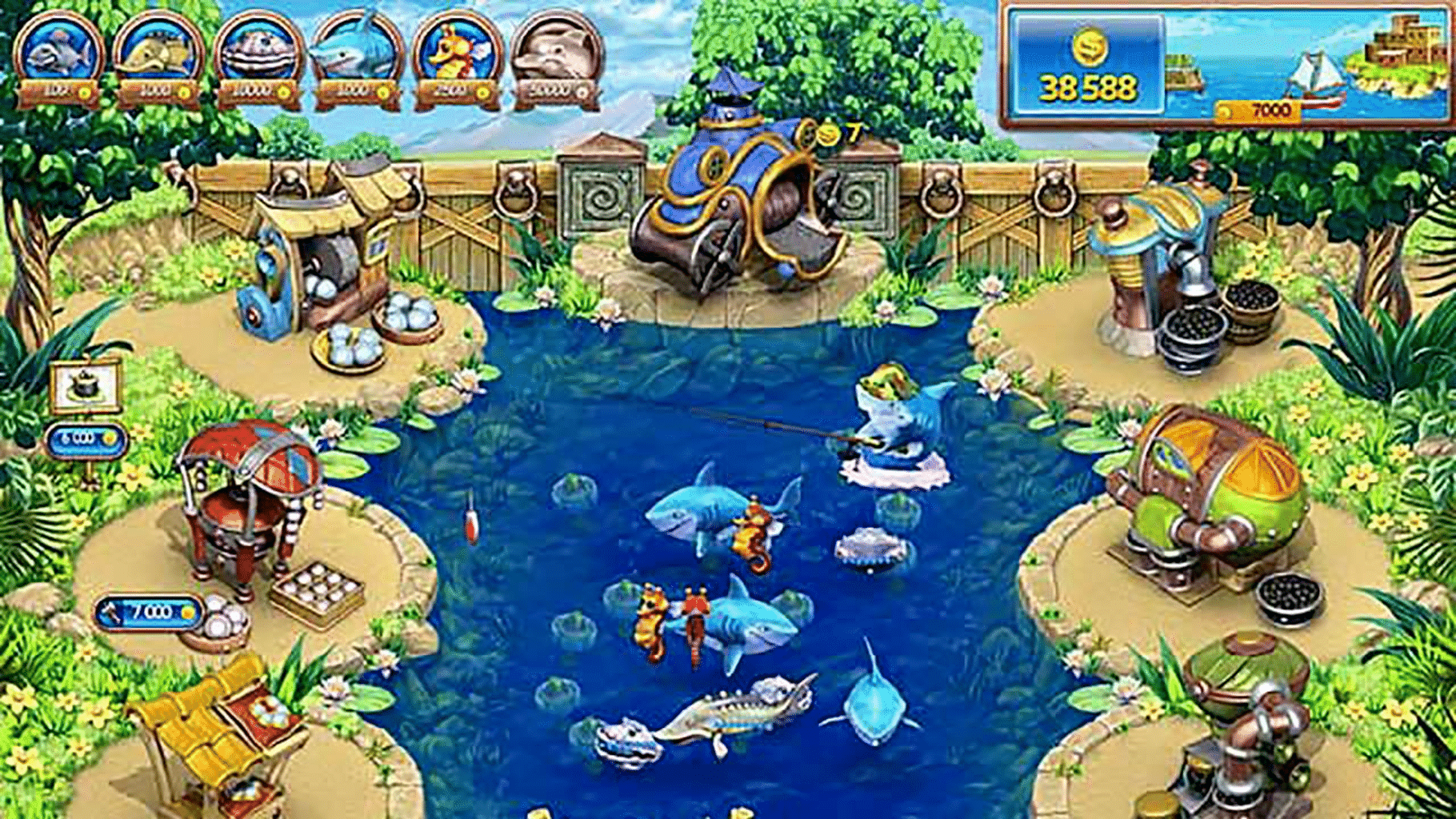 Farm Frenzy: Gone Fishing screenshot