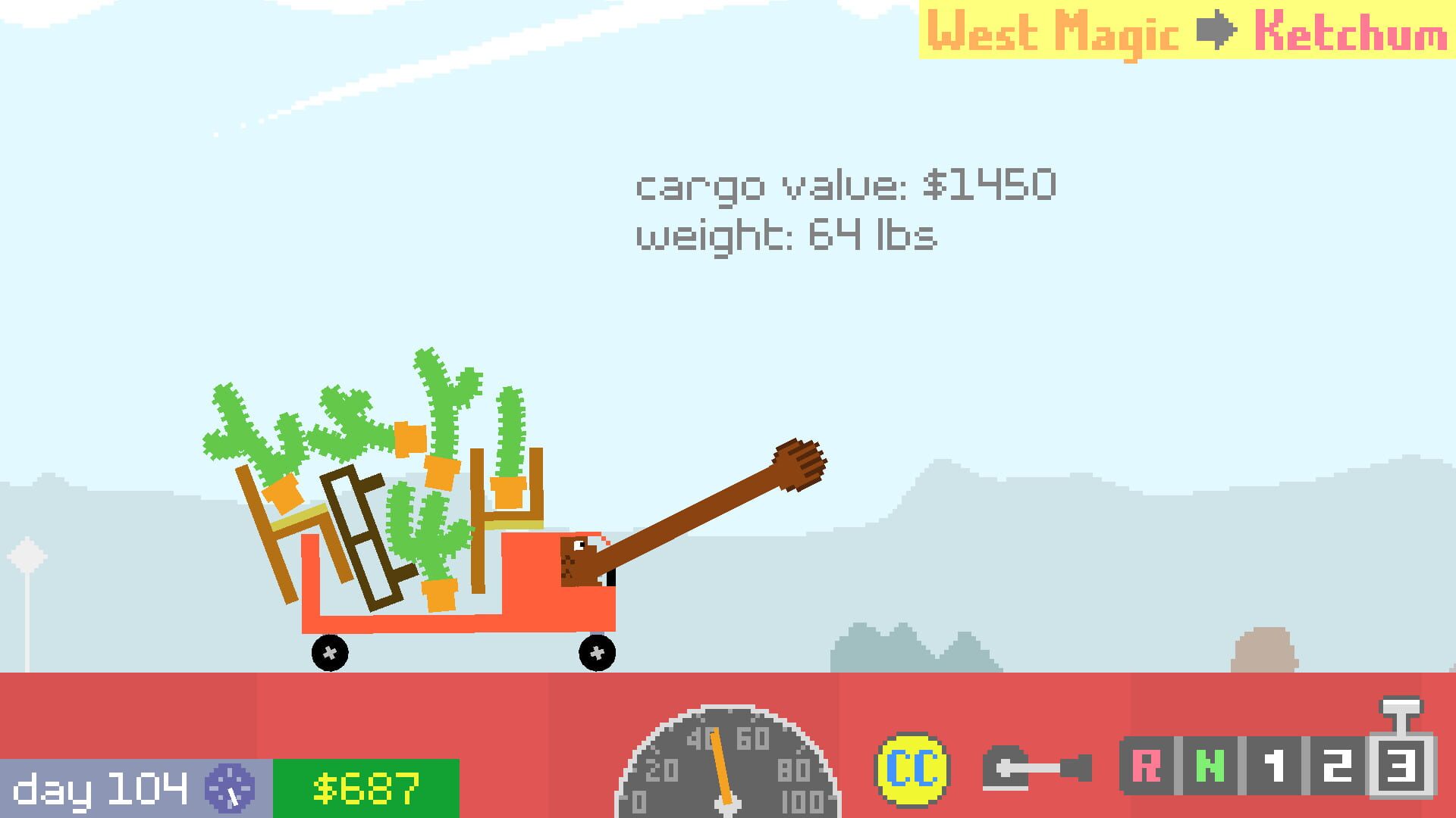 Bear-Truck Trucker - Screenshot