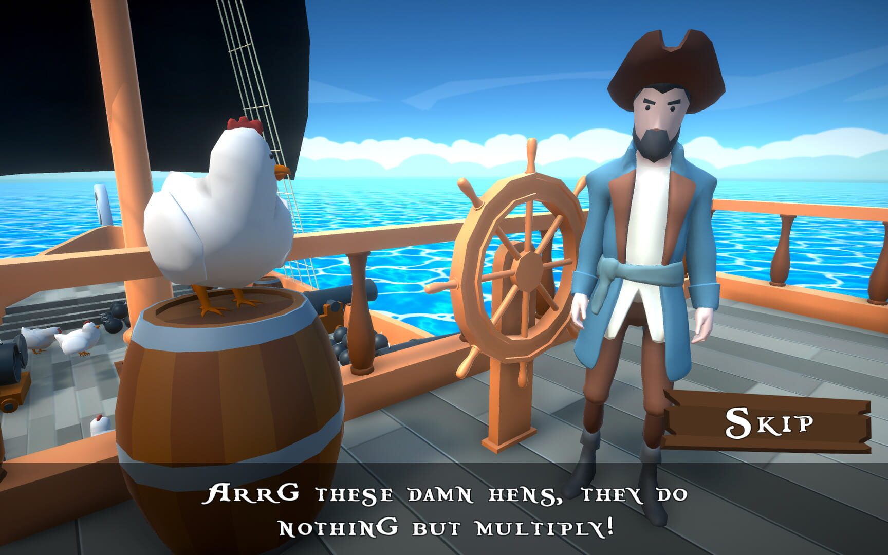Blow the Hen Down - Screenshot