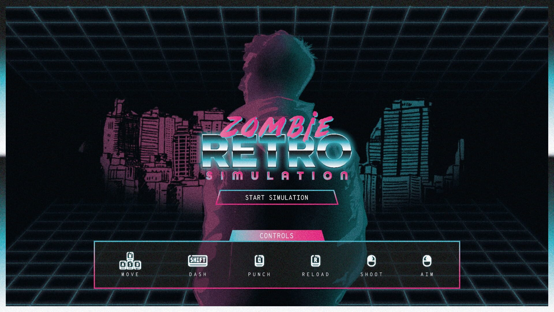Zombie Retro Simulation - Screenshot