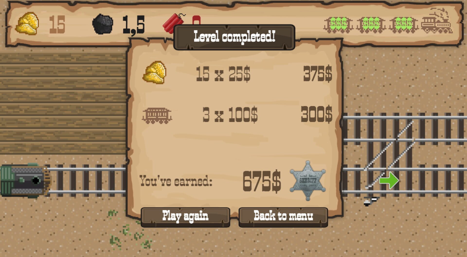 A Train Full of Money - Screenshot