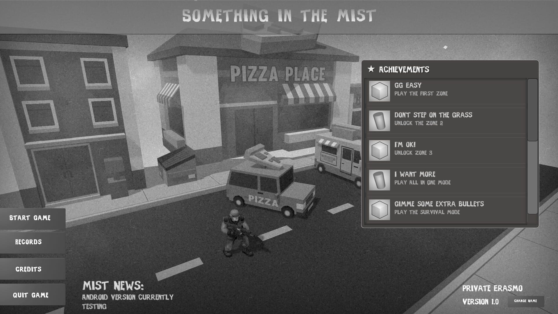 Something in the mist - Screenshot