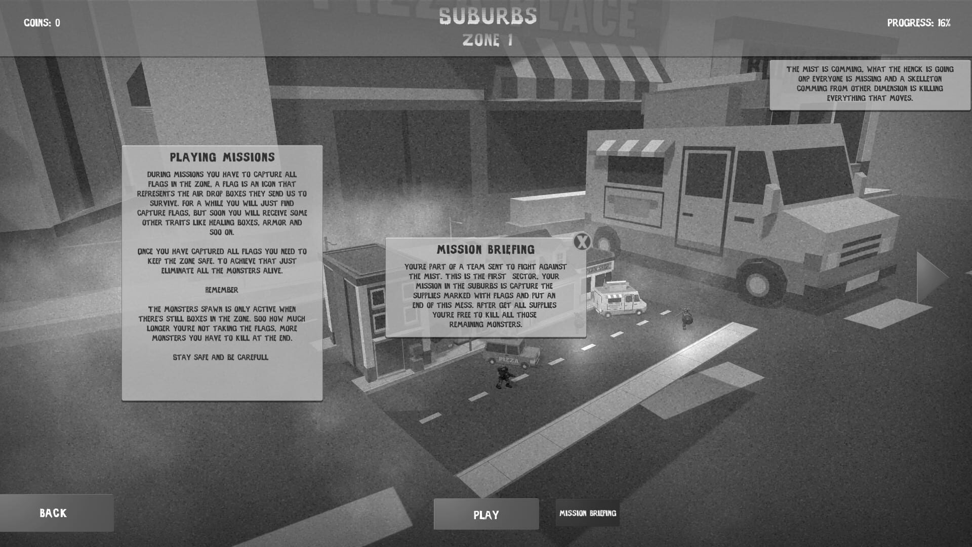 Something in the mist - Screenshot