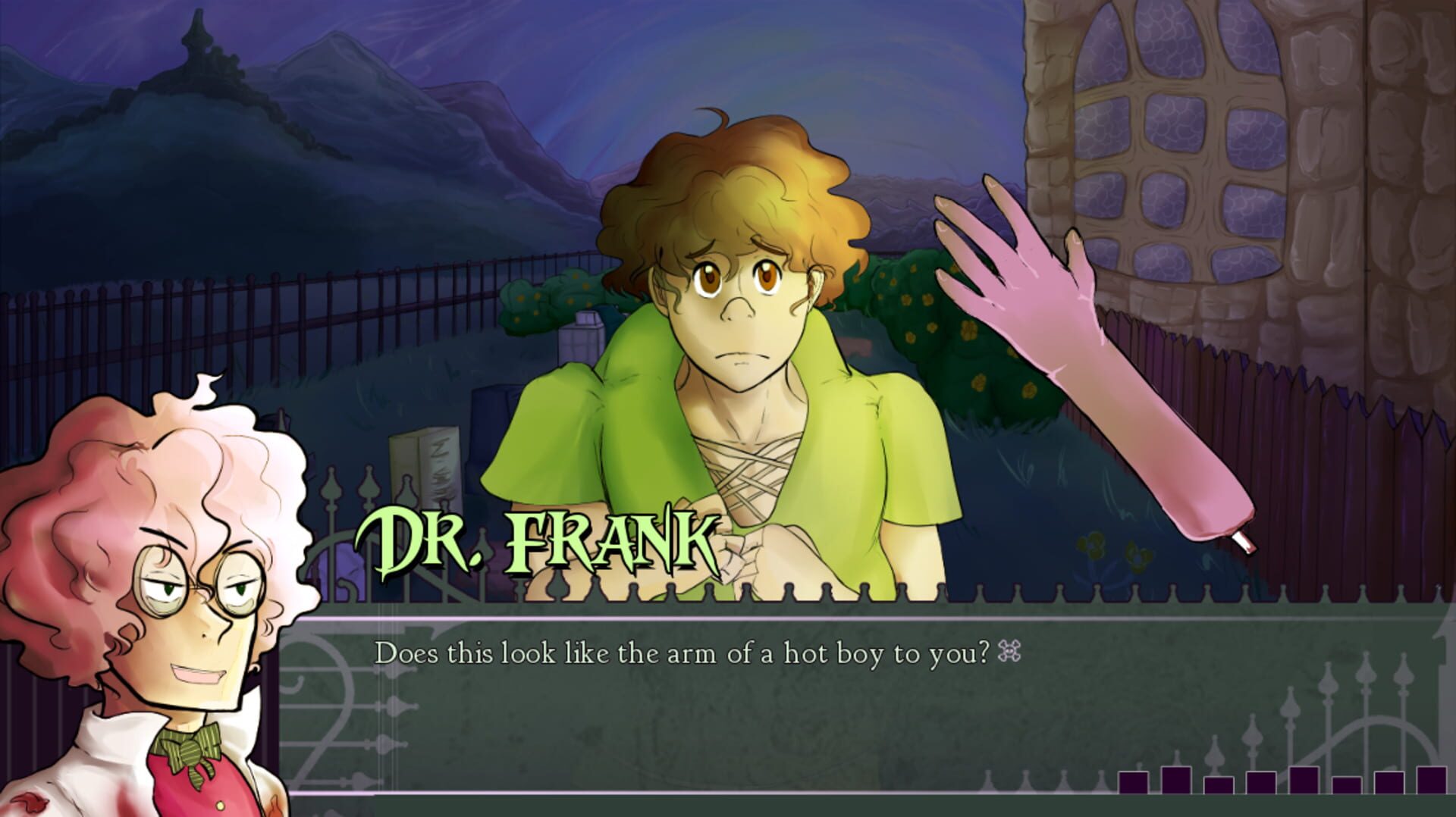 Dr. Frank's Build-A-Boyfriend - Screenshot